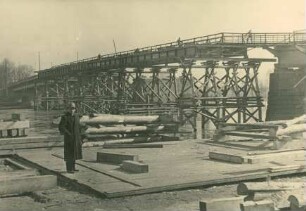 Mainbrücke - Umbau und Wiederherstellung, Offenbach, 1946