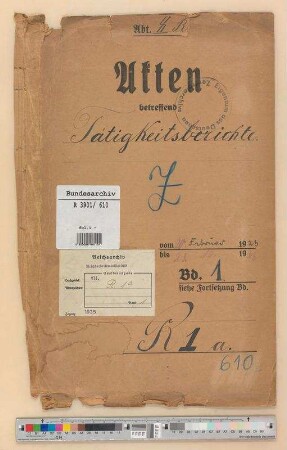 Erwerbslosenfürsorge im besetzten Gebiet .- Rhein-Ruhr-Hilfe.- Tätigkeitsberichte