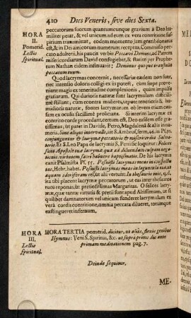 410-416, Hora III - IV