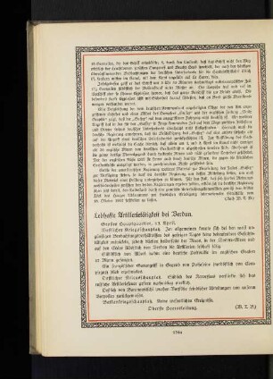 Lebhafte Artillerietätigkeit bei Verdun.