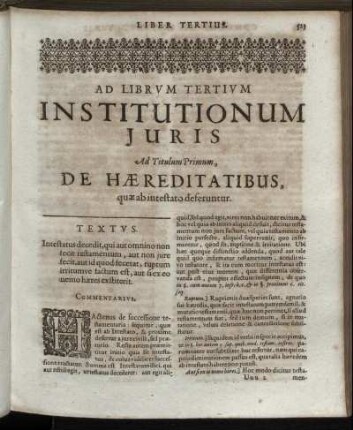Ad Titulum Primum. - Ad Titulum VII.