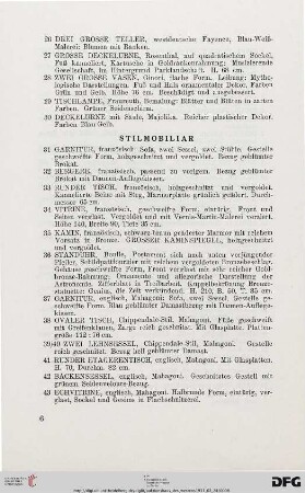 Stilmobiliar (Nr. 31-70)