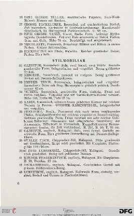 Stilmobiliar (Nr. 31-70)