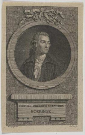 Bildnis des Leopold Friedrich Guenther Goekingk