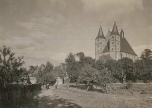 Geithain : Nikolaikirche und ehemalige Stadtmühle von W