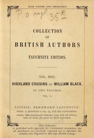 Highland cousins : a novel, 1
