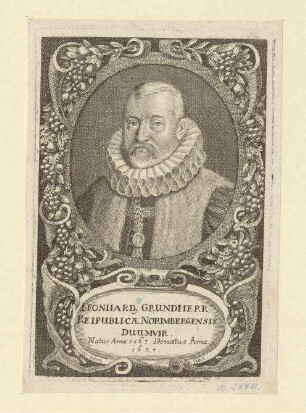 Leonhard (III.) Grundherr, Duumvir; geb. 1563; gest. 1624