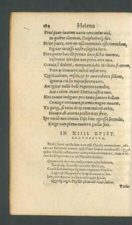 In XIIII. Epist. Argumentum.