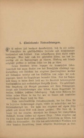 I. Einleitende Betrachtungen