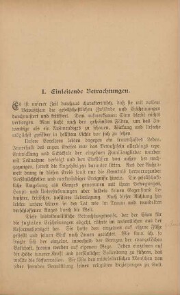 I. Einleitende Betrachtungen