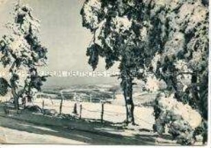 Verschneite Landschaft