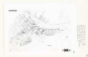 Nachsorgeklinik FU, Berlin-Lichterfelde (Diplomarbeit bei Bernhard Hermkes): Lageplan 1:1000