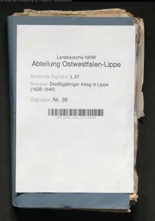 Einquartierungen der Kriegsparteien in die Grafschaft