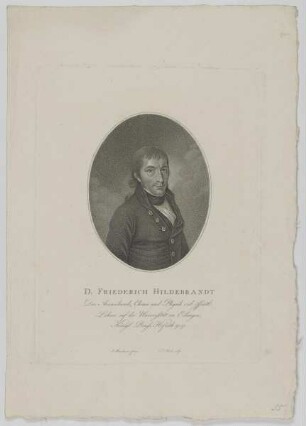 Bildnis des Friedrich Hildebrandt