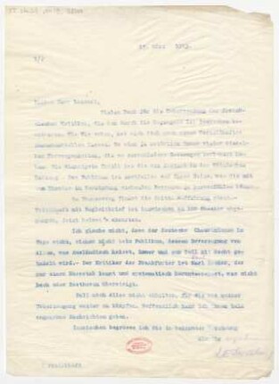 Brief an Sylvio Lazzari : 15.03.1913