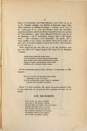 Minuciana ou Supplément aux notes de la traduction de l'Octavius publiée à Lyon en 1843