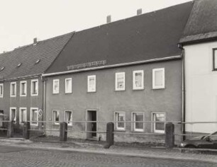 Mittweida, Wohnhaus : Mittweida. Wohnhaus, Hainichener Straße 36, (um 1780). Straßenansicht