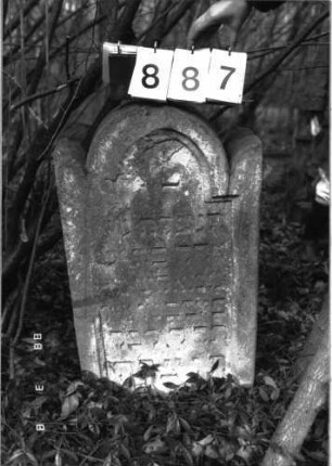 Grabstein 887