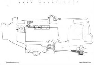 Kohren-Sahlis, Burg Gnandstein, Grundriss