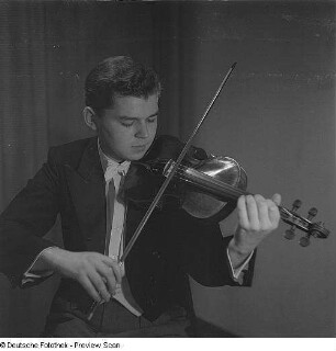 Porträt Violinist Manfred Scherzer