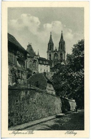 Meißen. Hohlweg