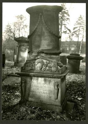 alter Friedhof, Grabstein des Forstinspektors Carl Eickemeyer, 1811. Vergleich 267
