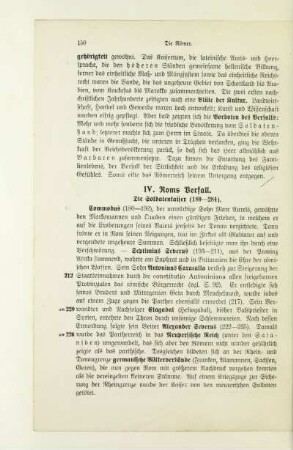 IV. Roms Verfall