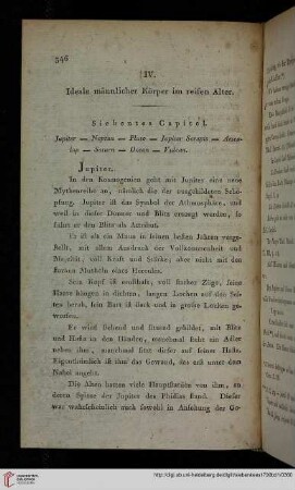 Siebentes Capitel