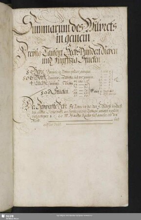 Summarum des Wilprets in gemein