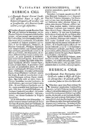 Rubrica CXLI. - Rubrica CXLIII.