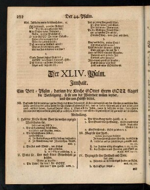 282-293, Der XLIV. Psalm