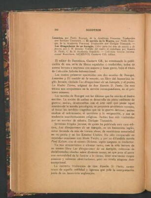Lazarina, por Pablo Bourget [y] El sentido de la muerte, por Pablo Bourget [y] Las divagaciones de un haragán, por J. K. Jerome