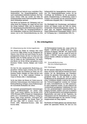 2. Die Arbeitsgebiete