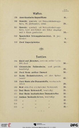Textilien (Nr. 164-198)