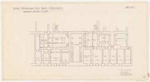 Auswärtiges Amt, Berlin-Mitte Umbau: Grundriss Kellergeschoss 1:100