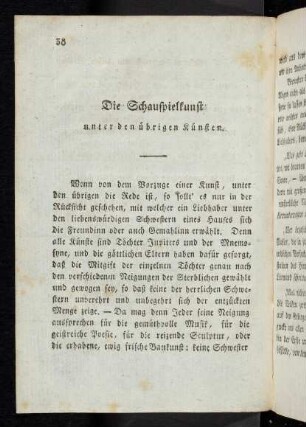 38-46, Die Schauspielkunst