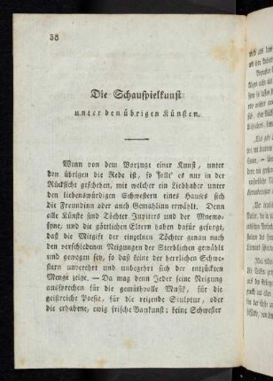 38-46, Die Schauspielkunst