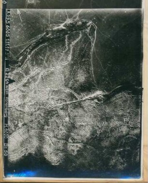 Foto des Geländes westlich des Kanonenberges nördlich von Massiges (Luftbild)