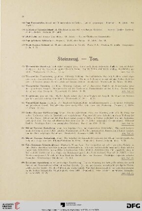 Steinzeug. - Ton (Nr. 470-512)