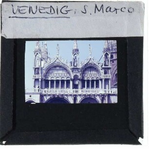 Venedig, Markusdom : Fassadendetail