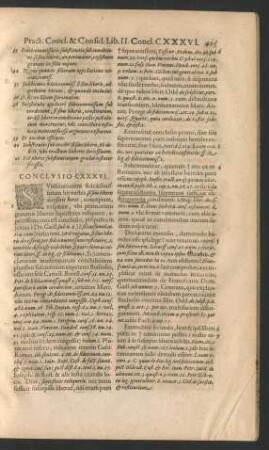 Conclusio CXXXVI.