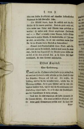 Elftes Kapitel. Eine Entfernung.