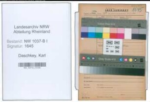 Entnazifizierung Karl Daschkey , geb. 07.01.1906 (Stadtinspektor)