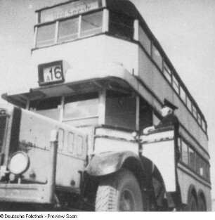 Berlin, Doppelstockbus der Berliner Verkehrsbetriebe