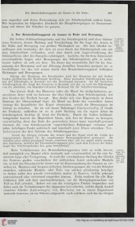 5: Der Brustschulterapparat als Ganzes in Ruhe und Bewegung