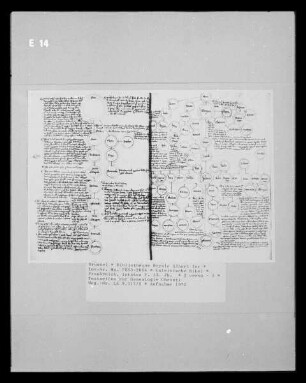 Lateinische Bibel — Textseiten zur Genealogie Christi, Folio 2 verso - 3