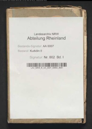 Rechnung des kurfürstlichen Hofamtes