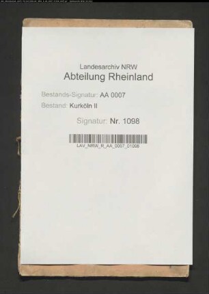 Status und Rechnung des 1651 ausgeschriebenen Duplums