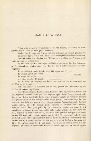 Julius anno 1641