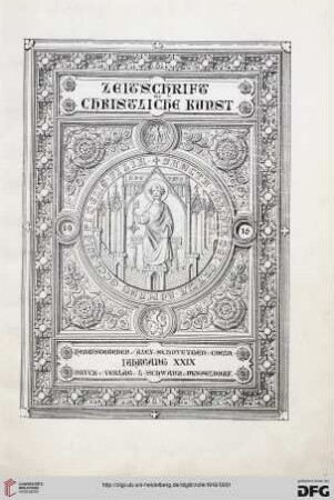 29: Zeitschrift für christliche Kunst